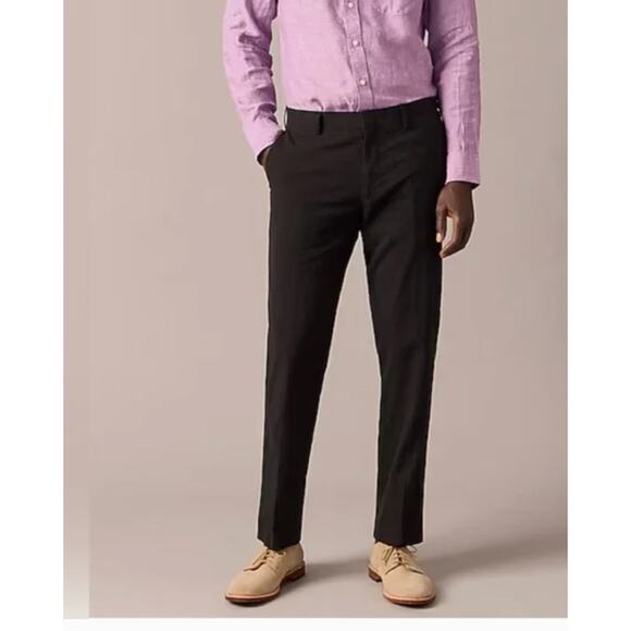 J. Crew Ludlow Slim-fit unstructured suit pant in seersucker 36" X 30" - Picture 1 of 6